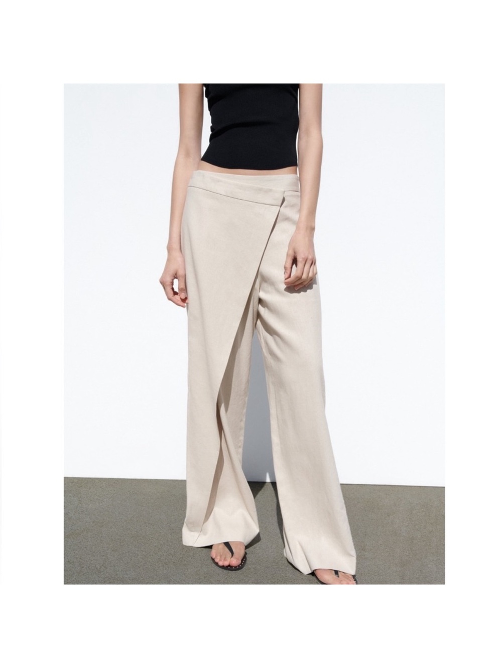 Zara LINEN BLEND PAREO
PANTS